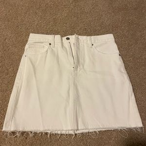 Lucky Brand white Jean skirt
